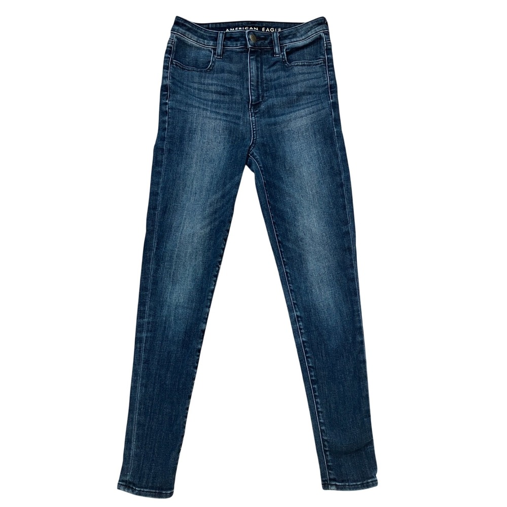 American Eagle NE(X)T Level Stretch Dark Wash‎ Skinny Jeans Womens